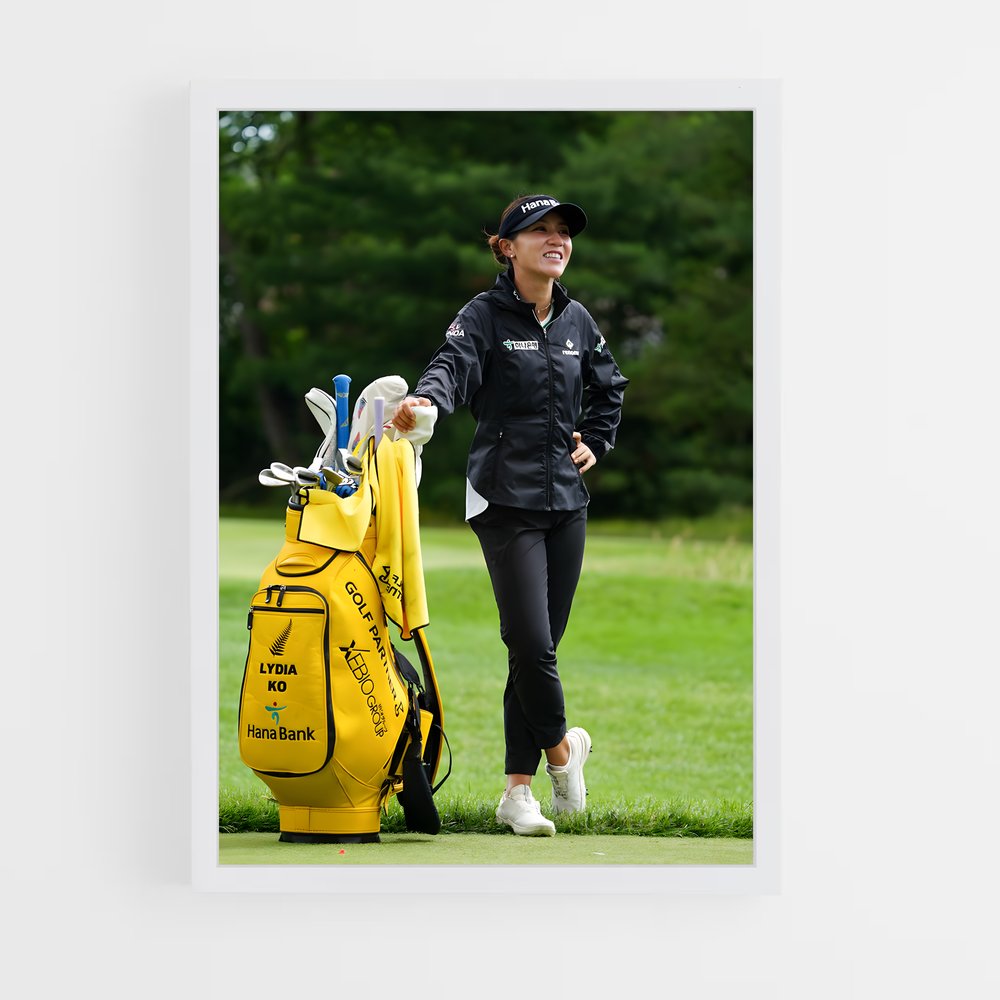 Poster Lydia Affichez – affiche Golf (vue 3)
